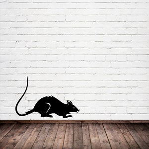 Solo Rat Vinyl Wall Art, Decal, Sticker, Transfer, Mural, Removable, Decor, Rent Friendly, Interior, Exterior,Full Wall - 0602