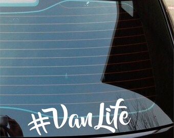 Van Life Bumper sticker, Decal, transfer, Cut not printed, Easy to apply, Car Decal, No Background - 0220
