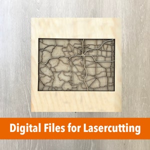Laser Cutter File | Colorado Layered Map
