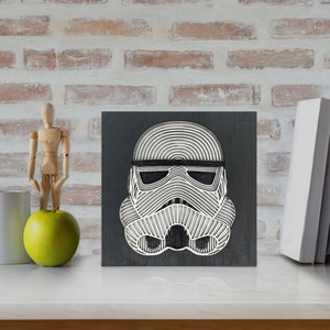 Stormtrooper Wood Art