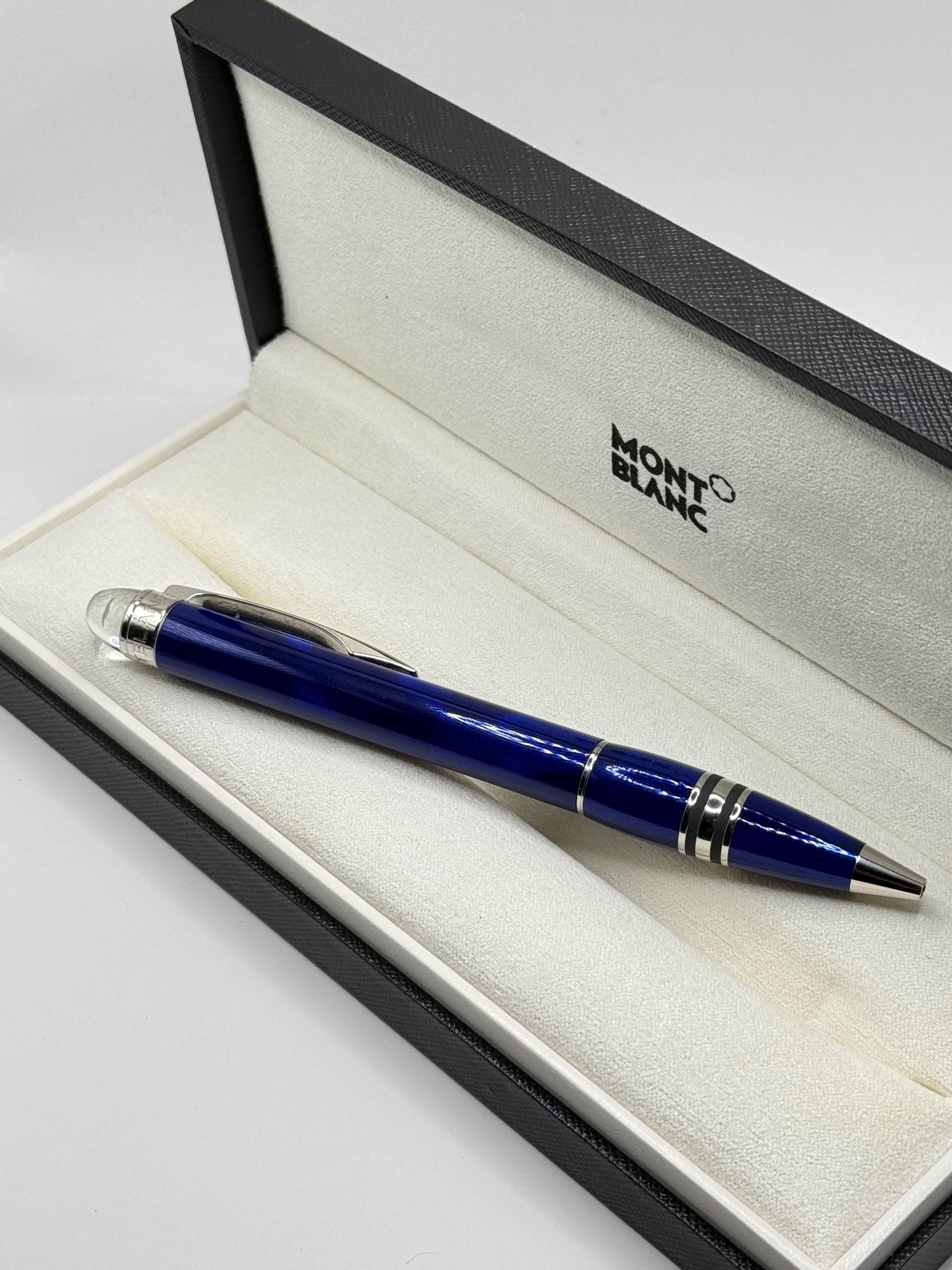 Montblanc Starwalker Cool Blue - Kugelschreiber - Pen Germany - Etsy