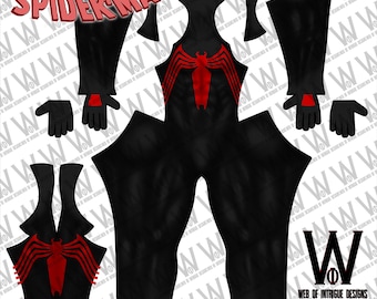 Red | Classic Symbiote SM Suit Dye-Sub Pattern