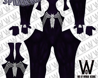 Purple | Classic Symbiote SM Suit Dye-Sub Pattern