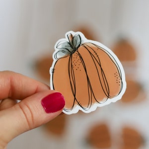 Boho Pumpkin Sticker | Fall Sticker | Halloween Sticker