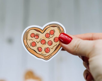 Pizza My Heart Sticker