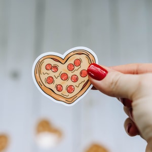 Pizza My Heart Sticker