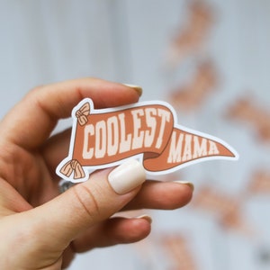 Coolest Mama Pennant Sticker