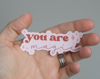 You Are Magic Retro Waterproof Sticker