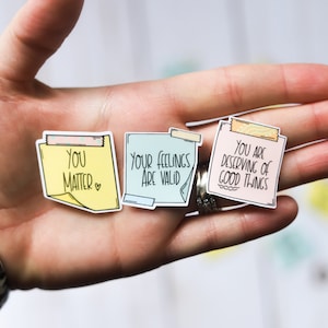 Sticky Note Affirmation Mini Set de pegatinas / Pegatinas de positividad