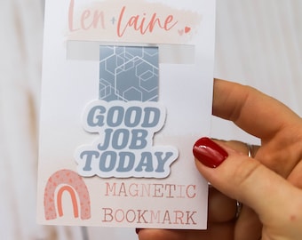 Good Job Today Grey Magnetic Double Sided Bookmark