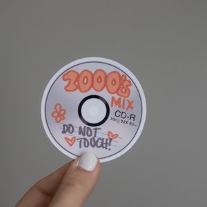 2000s CD Mix Sticker, Sticker for Millennials