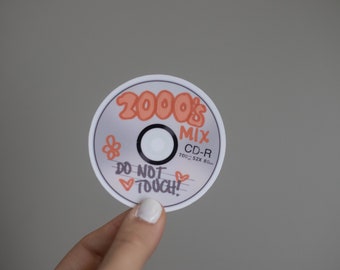 2000s CD Mix Sticker, Sticker for Millennials