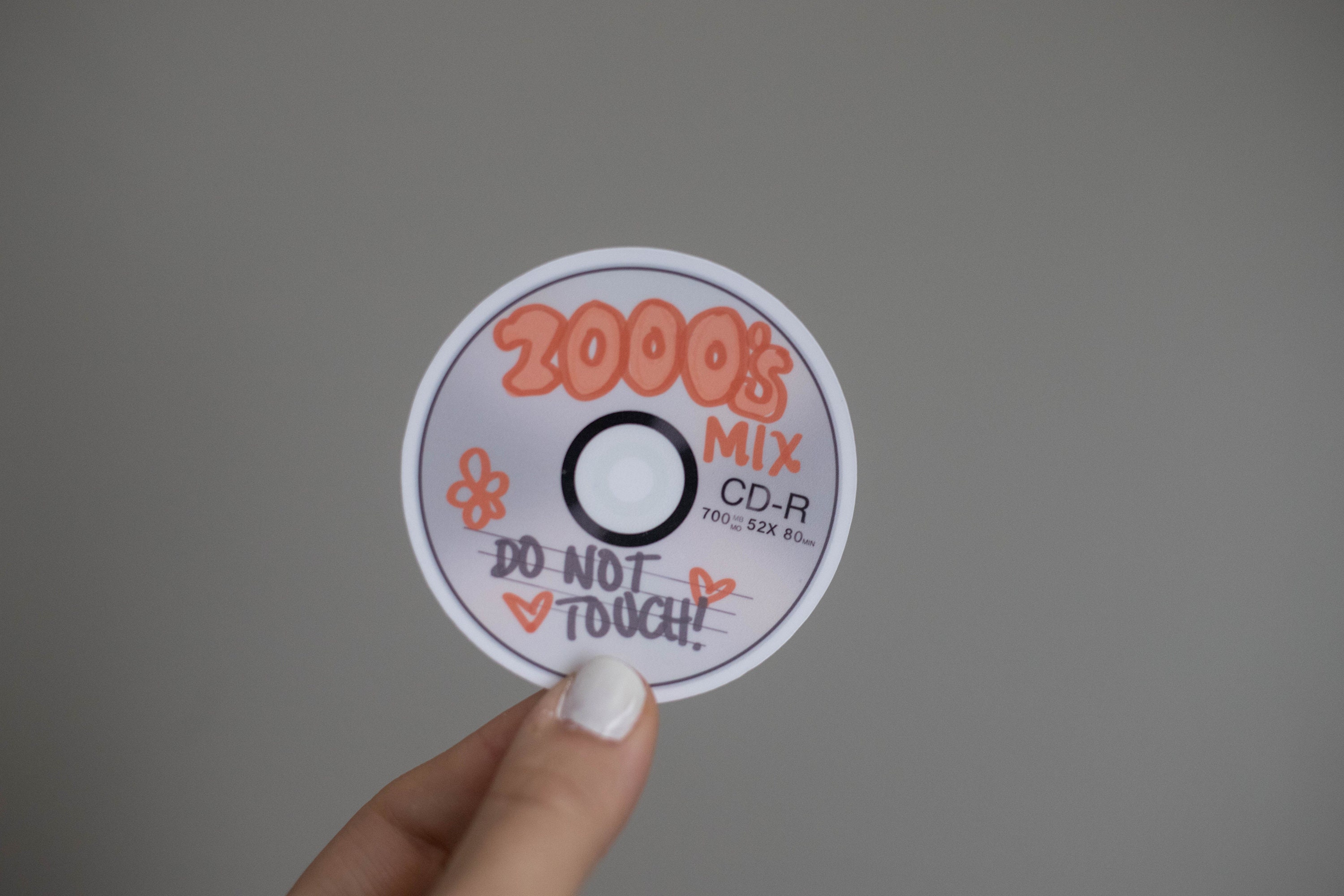 2000s CD Mix Sticker, Sticker for Millennials