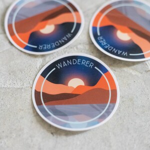 Wanderer Waterproof Sticker image 4