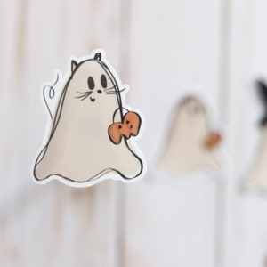 Trick or Treating Ghosts Sticker Set of 3 image 2