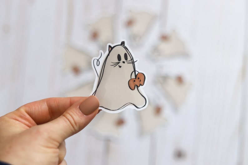 Trick or Treating Ghosts Sticker Set of 3 image 5