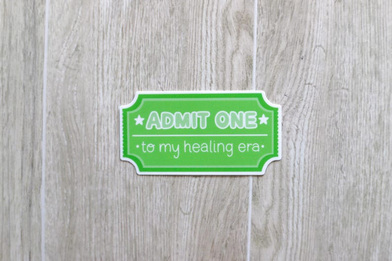 Admit One to My Healing Era | Carnival Ticket Sticker image 8