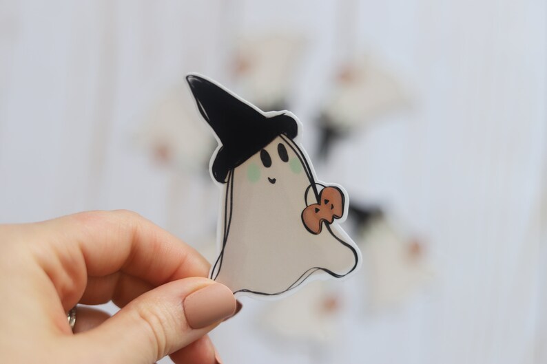 Trick or Treating Ghosts Sticker Set of 3 image 6