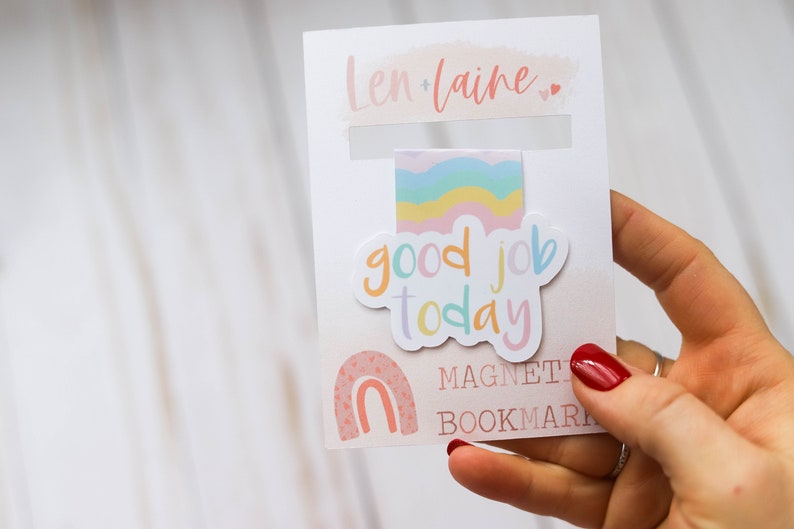 Good Job Today Colorful Magnetic Double Sided Bookmark image 2