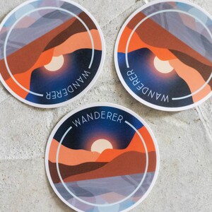 Wanderer Waterproof Sticker image 5