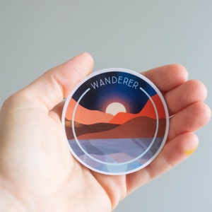 Wanderer Waterproof Sticker image 2