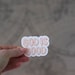 God Is Good Hand Lettered Sticker, Faith Sticker 