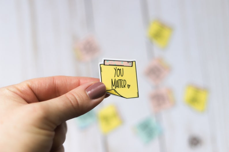 Sticky Note Affermazione Set Mini Adesivi / Adesivi Positività immagine 3