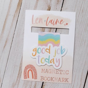Good Job Today Colorful Magnetic Double Sided Bookmark image 3