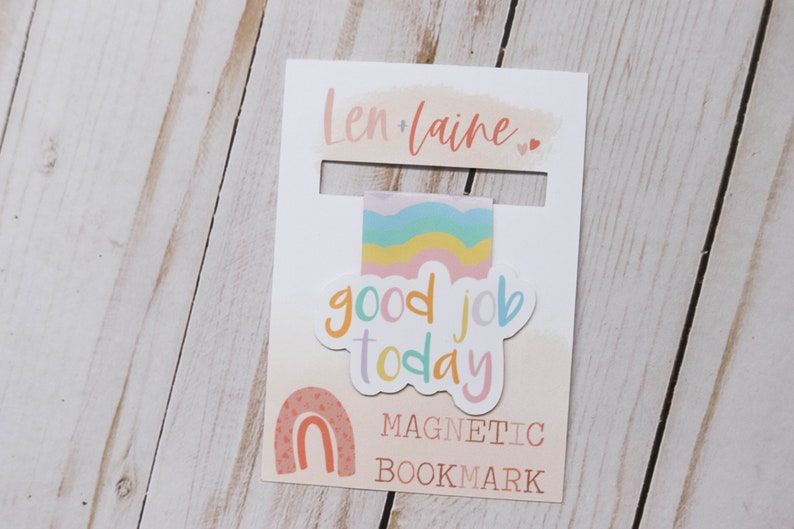 Good Job Today Colorful Magnetic Double Sided Bookmark image 3