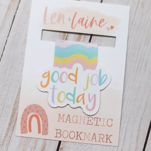 Good Job Today Colorful Magnetic Double Sided Bookmark image 4
