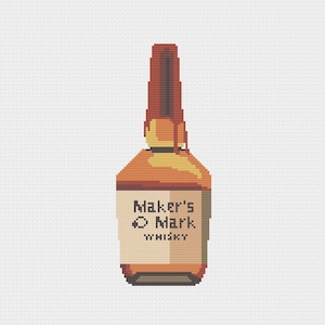 Makers Bottle - Cross Stitch Pattern