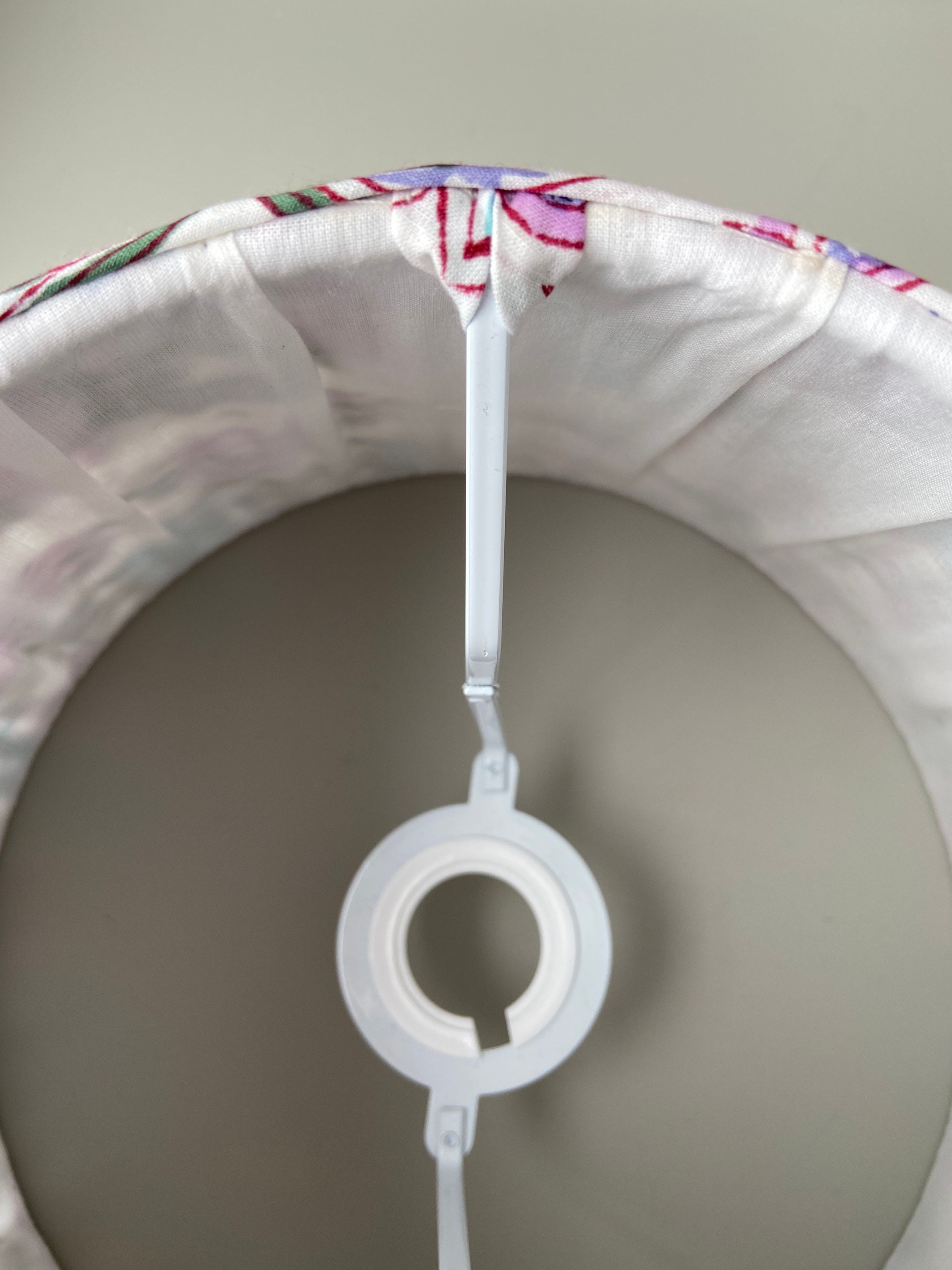 Handmade Fabric Lampshade With Block Printed Fabric Etsy UK