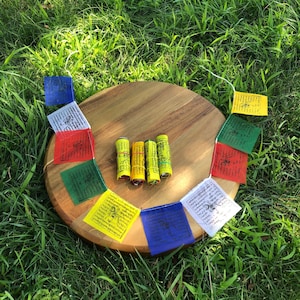 5-STRING PACK Prayer Flag Tibetan Flags Nepal Prayer Flags Mini Size Tibet Flags Spiritual Decor Home Decor Room Decor Garden Decor Wall Art