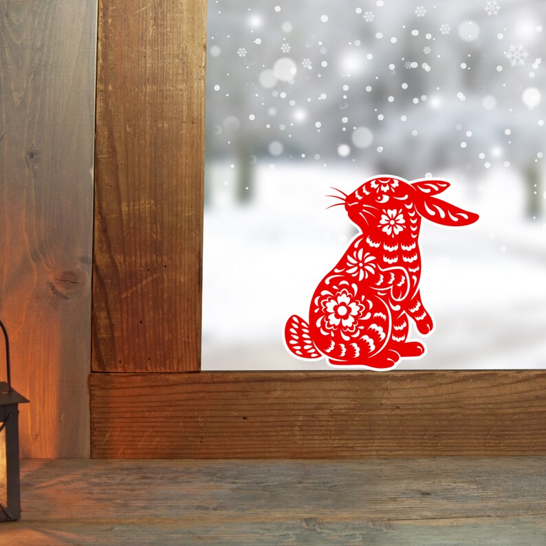 chinese new year window decorations paper cut