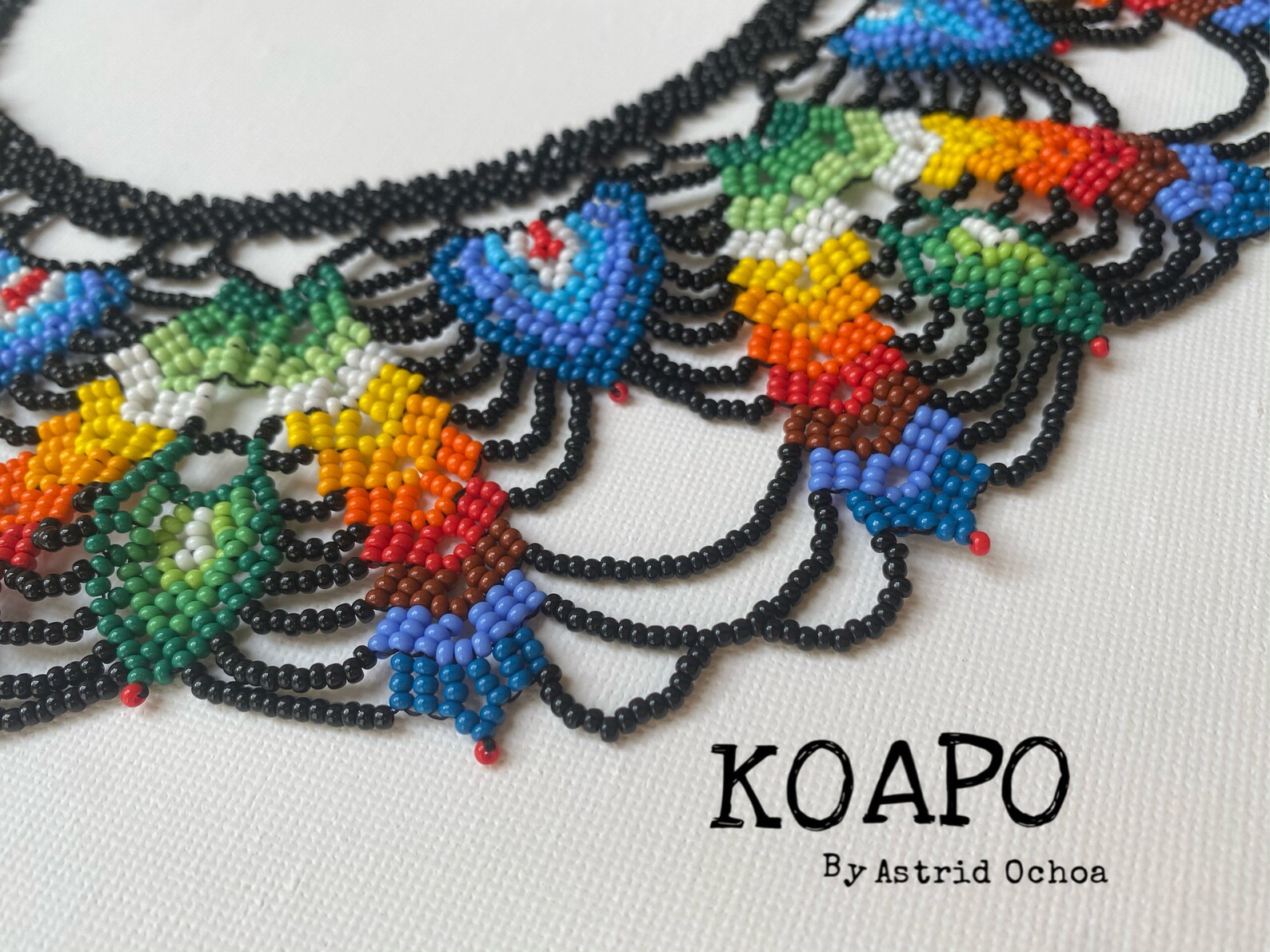 Unique necklace Colombia indigenous jewelry indigenous Etsy