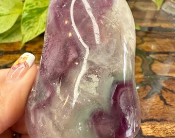 Cristal de fluorite arc-en-ciel - Pierre puissante - Intuition