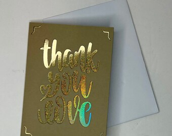 Tarjeta de amor gracias