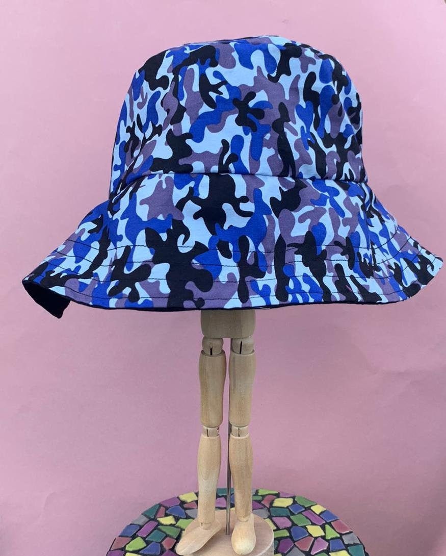 Purple Camouflage Bucket Hat | Etsy New 