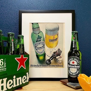 1973 Heineken Advertisement - Original Magazine Ad