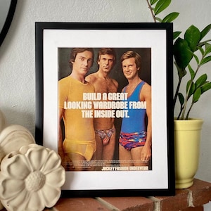 1974 Jockey Underwear Vintage Advertisement - Original Magazine Ad