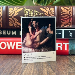 Artemisia Gentileschi’s Instagram Post Sticker