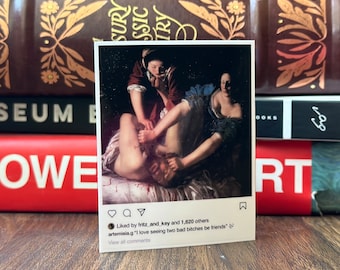 Artemisia Gentileschi’s Instagram Post Sticker