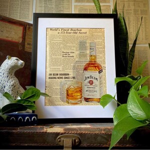 1968 Jim Beam Advertisement - Original Magazine Ad