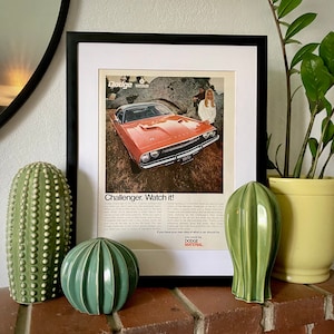 1969 Dodge Challenger Vintage Advertisement - Original Magazine Ad