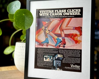 1979 Vivitar Vintage Advertisement - Original Magazine Ad