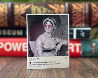 Jane Austen’s Instagram Post Sticker