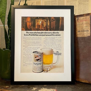 1969 Falstaff Vintage Advertisement - Original Magazine Ad