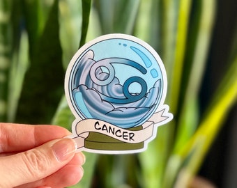 Cancer Crystal Ball Sticker