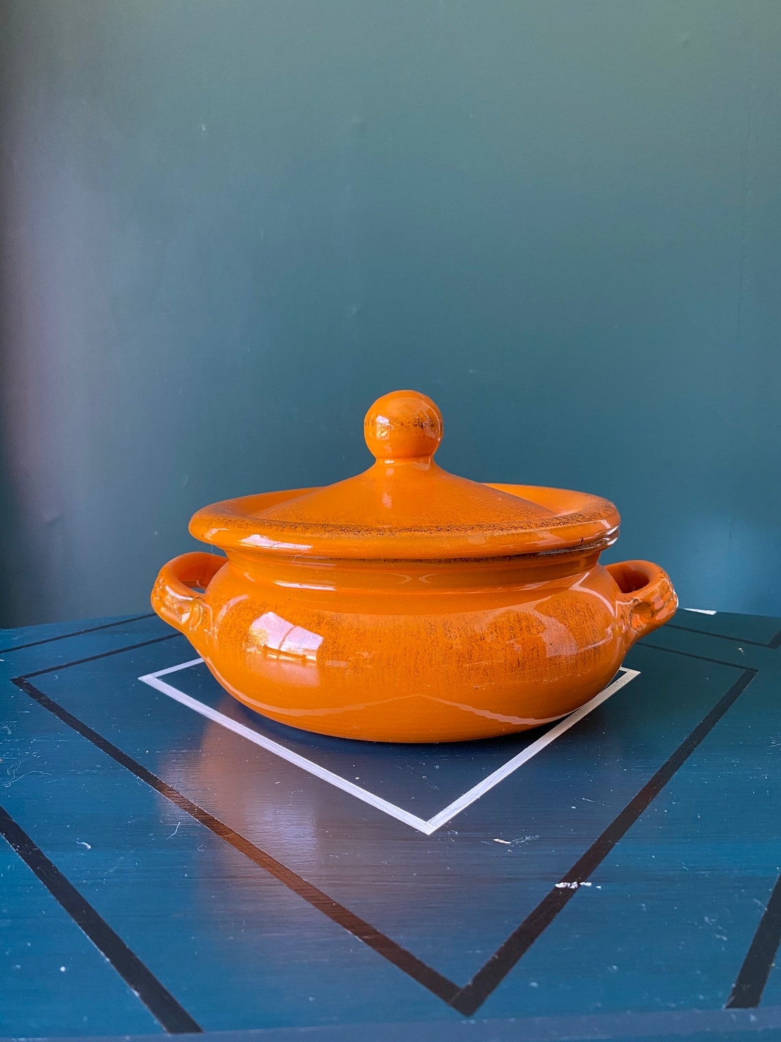 De Silva Pottery Vintage Cookware Stewpot Etsy