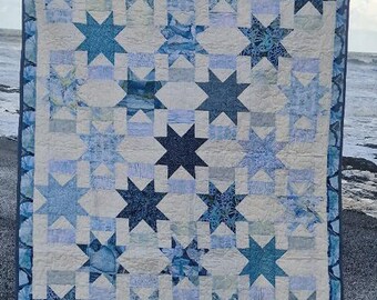 Shells Stars Quilt Pattern - Monkey Buttons Pattern